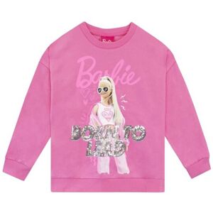 Barbie Girl's Born To Lead Sequin Sweatshirt in Pink Size: 4-5 Years Pink 4-5 Years Barbie Girl's Born To Lead Sequin Sweatshirt in Pink Size: 4-5 Years Pink 4-5 Years
