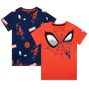 Marvel Boy's Spiderman T-Shirt 2 Pack Size: 4-5 Years Multicolor 4-5 Years Marvel Boy's Spiderman T-Shirt 2 Pack Size: 4-5 Years Multicolor 4-5 Years