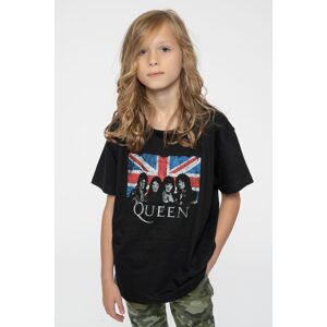 Queen Vintage Union Jack T-Shirt in Black Size: 9-10 Years Black 9-10 Years Queen Vintage Union Jack T-Shirt in Black Size: 9-10 Years Black 9-10 Years