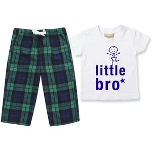 60 SECOND MAKEOVER Boy's Little Bro Pyjamas Children Tartan Trouser Bottoms Pyjama Set Little Brother in Green Size: 11-12 Years Green 11-12 Years 60 SECOND MAKEOVER Boy's Little Bro Pyjamas Children Tartan Trouser Bottoms Pyjama Set Little Brother in Green Size: 11-12 Years Green 11-12 Years