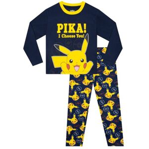 Pokemon Boy's Pikachu Long Sleeve Pyjama Set in Blue Size: 9-10 Years Blue 9-10 Years Pokemon Boy's Pikachu Long Sleeve Pyjama Set in Blue Size: 9-10 Years Blue 9-10 Years