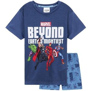 Marvel Boy's Short Sleeve Pyjama Set in Blue Size: 7-8 Years Blue 7-8 Years Marvel Boy's Short Sleeve Pyjama Set in Blue Size: 7-8 Years Blue 7-8 Years