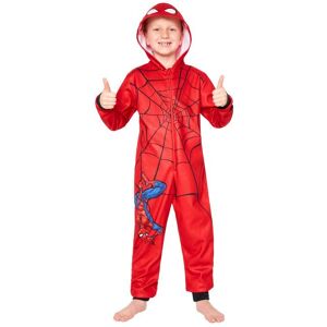 Marvel Boy's Fleece Onesie Warm Hooded Cosy PJ Comfy Loungewear in Red Size: 7-8 Years Red 7-8 Years Marvel Boy's Fleece Onesie Warm Hooded Cosy PJ Comfy Loungewear in Red Size: 7-8 Years Red 7-8 Years
