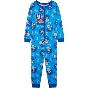 Bluey Boy's Cuffed Sleeve Onesie in Blue Size: 3-4 Years Blue 3-4 Years Bluey Boy's Cuffed Sleeve Onesie in Blue Size: 3-4 Years Blue 3-4 Years