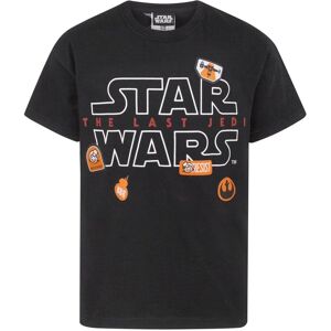 Star Wars Boy's Kids Short Sleeved T-Shirt (Boys Black) in Black Size: 5-6 Years Black 5-6 Years Star Wars Boy's Kids Short Sleeved T-Shirt (Boys Black) in Black Size: 5-6 Years Black 5-6 Years