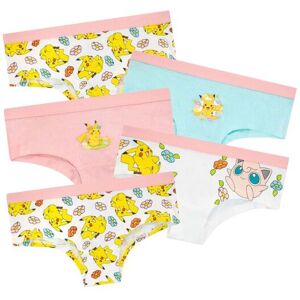 Pokemon Girl's Underwear 5 Pack Pikachu in White Size: 11-12 Years White 11-12 Years Pokemon Girl's Underwear 5 Pack Pikachu in White Size: 11-12 Years White 11-12 Years