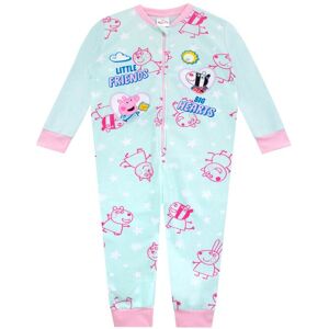 Peppa Pig Girl's Fleece All In One in Aqua Size: 5-6 Years Aqua 5-6 Years Peppa Pig Girl's Fleece All In One in Aqua Size: 5-6 Years Aqua 5-6 Years