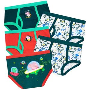 Peppa Pig Boy's George Pig Underwear 5 Pack in Blue Size: 6-7 Years Blue 6-7 Years Peppa Pig Boy's George Pig Underwear 5 Pack in Blue Size: 6-7 Years Blue 6-7 Years