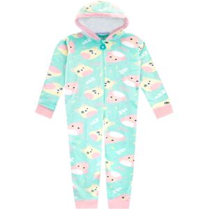 Squishmallows Girl's Fleece Onesie With Hood Size: 11-12 Years Multicolor 11-12 Years Squishmallows Girl's Fleece Onesie With Hood Size: 11-12 Years Multicolor 11-12 Years
