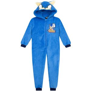 Sonic the Hedgehog Boy's Fleece Onesie in Blue Size: 11-12 Years Blue 11-12 Years Sonic the Hedgehog Boy's Fleece Onesie in Blue Size: 11-12 Years Blue 11-12 Years