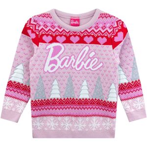 Barbie Girl's Christmas Jumper in Pink Size: 12-13 Years Pink 12-13 Years Barbie Girl's Christmas Jumper in Pink Size: 12-13 Years Pink 12-13 Years