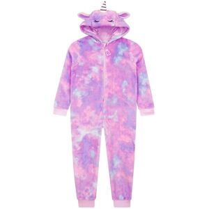 Harry Bear Girl's Tie Dye Unicorn Onesie With 3D Ears in Purple Size: 5-6 Years Purple 5-6 Years Harry Bear Girl's Tie Dye Unicorn Onesie With 3D Ears in Purple Size: 5-6 Years Purple 5-6 Years