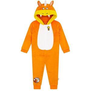 Zog Boy's Hooded Fleece Onesie With 3D Ears in Orange Size: 5-6 Years Orange 5-6 Years Zog Boy's Hooded Fleece Onesie With 3D Ears in Orange Size: 5-6 Years Orange 5-6 Years