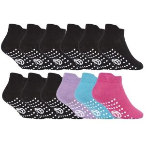 Sock Snob Girl's 12 Pack Ankle Non Slip Soft Breathable Cotton Socks for Gym in Pink Size: 4-6 Years Pink 4-6 Years Sock Snob Girl's 12 Pack Ankle Non Slip Soft Breathable Cotton Socks for Gym in Pink Size: 4-6 Years Pink 4-6 Years