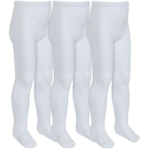 Sock Snob Girl's 3 Pack Soft Plain Bamboo School Tights in White Size: 2-3 Years White 2-3 Years Sock Snob Girl's 3 Pack Soft Plain Bamboo School Tights in White Size: 2-3 Years White 2-3 Years