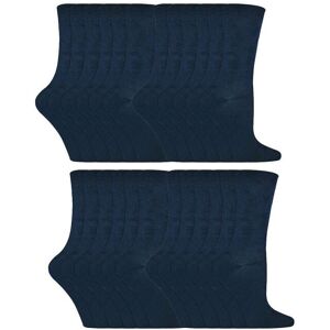 Sock Snob Boy's 24 Multipack of Cotton Rich Socks Ideal Socks in Navy Size: 4-6 Years Navy 4-6 Years Sock Snob Boy's 24 Multipack of Cotton Rich Socks Ideal Socks in Navy Size: 4-6 Years Navy 4-6 Years