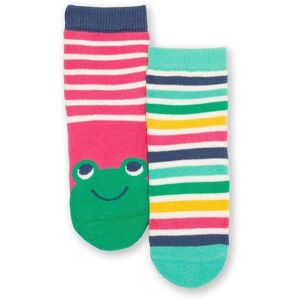 Kite Girl's Frog Face Grippy Socks Pink Size: 0-6 m Multicolor 0-6 m Kite Girl's Frog Face Grippy Socks Pink Size: 0-6 m Multicolor 0-6 m