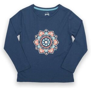Kite Girl's Mandala Organic Cotton T-Shirt in Navy Size: 7 Years Navy 7 Years Kite Girl's Mandala Organic Cotton T-Shirt in Navy Size: 7 Years Navy 7 Years