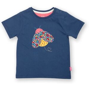 Kite Girl's Bug Love Organic Cotton T-Shirt in Navy Size: 4 Years Navy 4 Years Kite Girl's Bug Love Organic Cotton T-Shirt in Navy Size: 4 Years Navy 4 Years