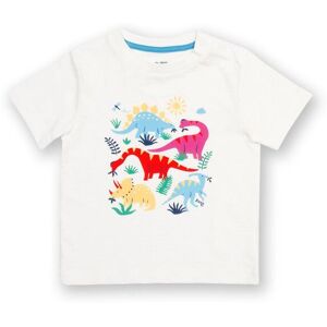 Kite Boy's Dino Day Organic Cotton T-Shirt in Cream Size: 6-9 m Cream 6-9 m Kite Boy's Dino Day Organic Cotton T-Shirt in Cream Size: 6-9 m Cream 6-9 m