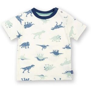 Kite Boy's Dino Dudes Organic Cotton T-Shirt in Cream Size: 12-13 Years Cream 12-13 Years Kite Boy's Dino Dudes Organic Cotton T-Shirt in Cream Size: 12-13 Years Cream 12-13 Years