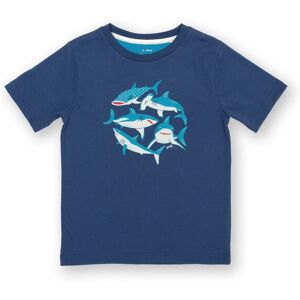 Kite Boy's Shark Seas Organic Cotton T-Shirt in Navy Size: 3 Years Navy 3 Years Kite Boy's Shark Seas Organic Cotton T-Shirt in Navy Size: 3 Years Navy 3 Years