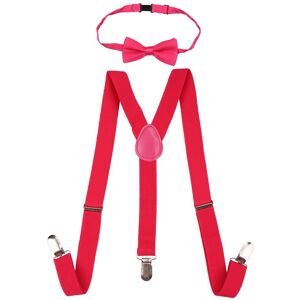 Neel Blue Kids Braces & Bow Tie Set, Fully Elasticated Y Shape Suspender, 25mm Wide in Dark Pink Size: 11 Years Dark Pink 11 Years Neel Blue Kids Braces & Bow Tie Set, Fully Elasticated Y Shape Suspender, 25mm Wide in Dark Pink Size: 11 Years Dark Pink 11 Years