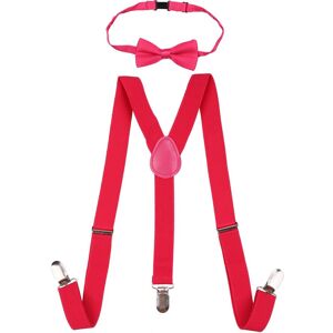 Neel Blue Kids Braces & Bow Tie Set, Fully Elastic Y Shape Suspender, 25mm Wide in Dark Pink Size: 12-16 Years Dark Pink 12-16 Years Neel Blue Kids Braces & Bow Tie Set, Fully Elastic Y Shape Suspender, 25mm Wide in Dark Pink Size: 12-16 Years Dark Pink 12-16 Years