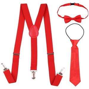 Neel Blue Kids Braces, Bow Tie & Necktie Set, 12-16 Years Y Shape Suspender in Red Red 12-16 Years Neel Blue Kids Braces, Bow Tie & Necktie Set, 12-16 Years Y Shape Suspender in Red Red 12-16 Years