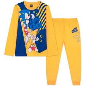 Sonic the Hedgehog Boy's Pyjama Set in Orange Size: 9-10 Years Orange 9-10 Years Sonic the Hedgehog Boy's Pyjama Set in Orange Size: 9-10 Years Orange 9-10 Years
