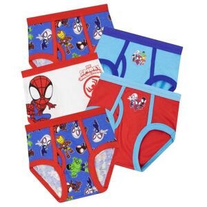 Marvel Boy's Spidey & His Amazing Friends Underwear 5 Pack Size: 5-6 Years Multicolor 5-6 Years Marvel Boy's Spidey & His Amazing Friends Underwear 5 Pack Size: 5-6 Years Multicolor 5-6 Years