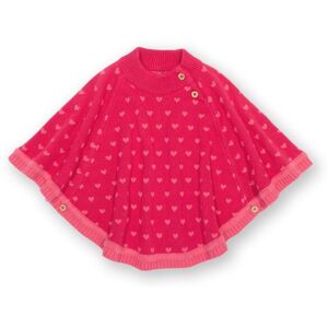 Kite Girl's Rosey Heart Poncho in Pink Size: 6-9 Years Pink 6-9 Years Kite Girl's Rosey Heart Poncho in Pink Size: 6-9 Years Pink 6-9 Years