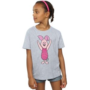 Winnie The Pooh Girl's Classic Piglet Cotton T-Shirt in Grey Size: 9 Years Grey 9 Years Winnie The Pooh Girl's Classic Piglet Cotton T-Shirt in Grey Size: 9 Years Grey 9 Years