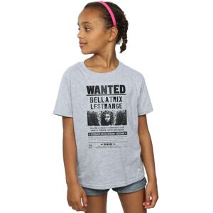 Harry Potter Girl's Bellatrix Lestrange Wanted Poster Cotton T-Shirt in Grey Size: 9 Years Grey 9 Years Harry Potter Girl's Bellatrix Lestrange Wanted Poster Cotton T-Shirt in Grey Size: 9 Years Grey 9 Years