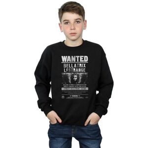 Harry Potter Boy's Bellatrix Lestrange Wanted Sweatshirt in Black Size: 12-13 Years Black 12-13 Years Harry Potter Boy's Bellatrix Lestrange Wanted Sweatshirt in Black Size: 12-13 Years Black 12-13 Years