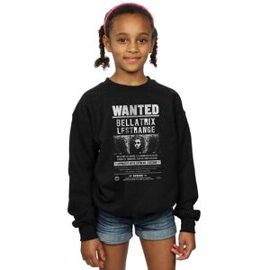 Harry Potter Girl's Bellatrix Lestrange Wanted Sweatshirt in Black Size: 5-6 Years Black 5-6 Years Harry Potter Girl's Bellatrix Lestrange Wanted Sweatshirt in Black Size: 5-6 Years Black 5-6 Years
