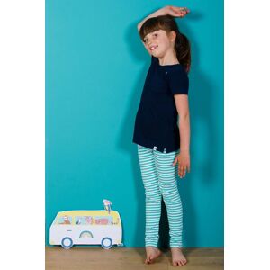 Lily & Me Girl's Stripe Super Soft Durable Classic Leggings in Green Size: 5-6 Years Green 5-6 Years Lily & Me Girl's Stripe Super Soft Durable Classic Leggings in Green Size: 5-6 Years Green 5-6 Years