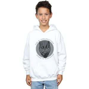 Marvel Boy's Black Panther Made in Wakanda Hoodie in White Size: 5-6 Years White 5-6 Years Marvel Boy's Black Panther Made in Wakanda Hoodie in White Size: 5-6 Years White 5-6 Years