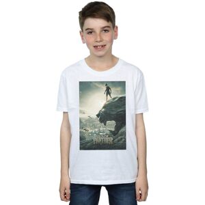 Marvel Boy's Black Panther Poster T-Shirt in White Size: 5-6 Years White 5-6 Years Marvel Boy's Black Panther Poster T-Shirt in White Size: 5-6 Years White 5-6 Years