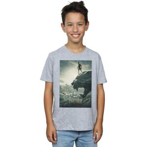 Marvel Boy's Black Panther Poster T-Shirt in Grey Size: 12-13 Years Grey 12-13 Years Marvel Boy's Black Panther Poster T-Shirt in Grey Size: 12-13 Years Grey 12-13 Years