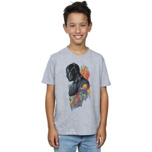 Marvel Boy's Black Panther Profile T-Shirt in Grey Size: 12-13 Years Grey 12-13 Years Marvel Boy's Black Panther Profile T-Shirt in Grey Size: 12-13 Years Grey 12-13 Years