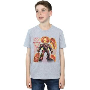 Marvel Boy's Avengers Infinity War Hulkbuster Blueprint T-Shirt in Grey Size: 12-13 Years Grey 12-13 Years Marvel Boy's Avengers Infinity War Hulkbuster Blueprint T-Shirt in Grey Size: 12-13 Years Grey 12-13 Years
