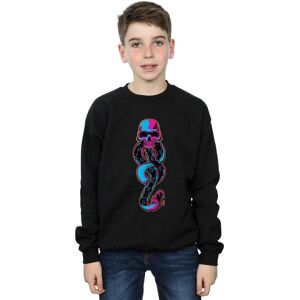Harry Potter Boy's Neon Dark Mark Sweatshirt in Black Size: 7-8 Years Black 7-8 Years Harry Potter Boy's Neon Dark Mark Sweatshirt in Black Size: 7-8 Years Black 7-8 Years