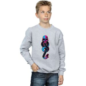 Harry Potter Boy's Neon Dark Mark Sweatshirt in Grey Size: 5-6 Years Grey 5-6 Years Harry Potter Boy's Neon Dark Mark Sweatshirt in Grey Size: 5-6 Years Grey 5-6 Years