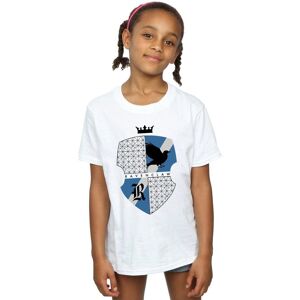 Harry Potter Girl's Ravenclaw Shield Cotton T-Shirt in White Size: 7-8 Years White 7-8 Years Harry Potter Girl's Ravenclaw Shield Cotton T-Shirt in White Size: 7-8 Years White 7-8 Years