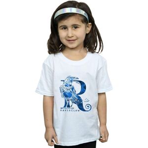 Harry Potter Girl's Ravenclaw Raven Cotton T-Shirt in White Size: 7-8 Years White 7-8 Years Harry Potter Girl's Ravenclaw Raven Cotton T-Shirt in White Size: 7-8 Years White 7-8 Years