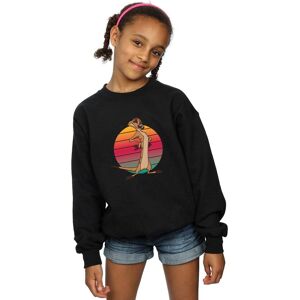 Disney Girl's The Lion King Timon Sunset Sweatshirt in Black Size: 5-6 Years Black 5-6 Years Disney Girl's The Lion King Timon Sunset Sweatshirt in Black Size: 5-6 Years Black 5-6 Years