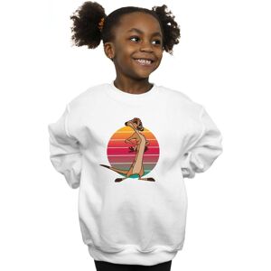 Disney Girl's The Lion King Timon Sunset Sweatshirt in White Size: 5-6 Years White 5-6 Years Disney Girl's The Lion King Timon Sunset Sweatshirt in White Size: 5-6 Years White 5-6 Years