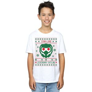 Marvel Boy's Guardians Of The Galaxy Vol. 2 Star Lord Fair Isle T-Shirt in White Size: 12-13 Years White 12-13 Years Marvel Boy's Guardians Of The Galaxy Vol. 2 Star Lord Fair Isle T-Shirt in White Size: 12-13 Years White 12-13 Years