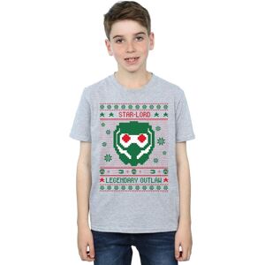 Marvel Boy's Guardians Of The Galaxy Vol. 2 Star Lord Fair Isle T-Shirt in Grey Size: 12-13 Years Grey 12-13 Years Marvel Boy's Guardians Of The Galaxy Vol. 2 Star Lord Fair Isle T-Shirt in Grey Size: 12-13 Years Grey 12-13 Years